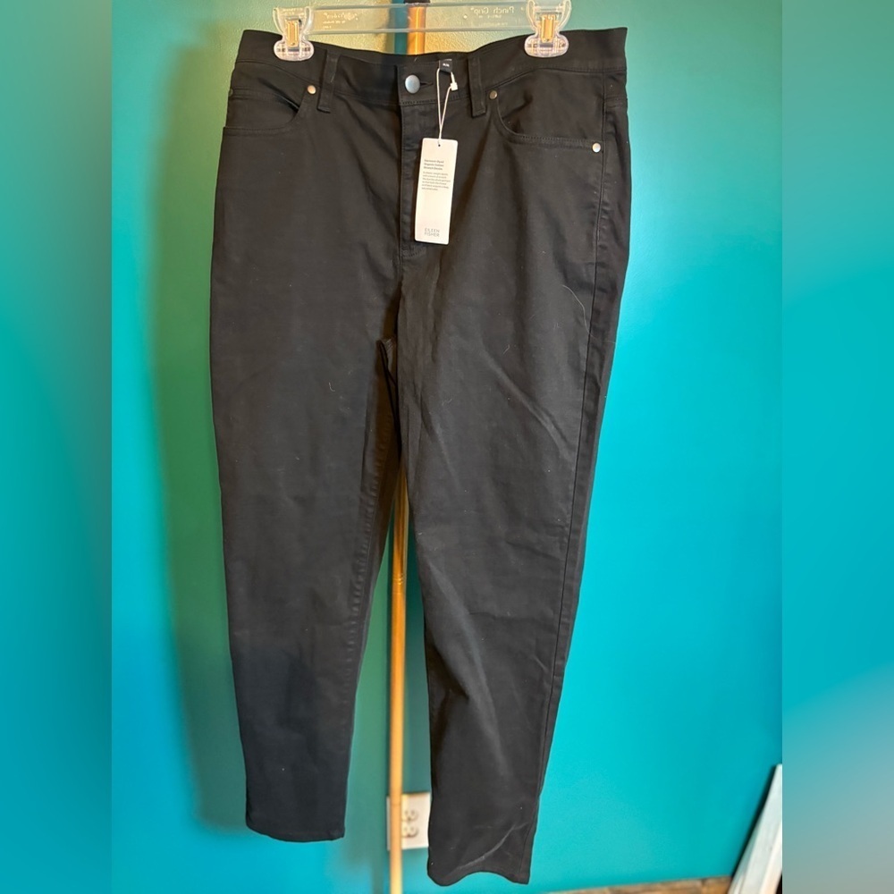 Eileen Fisher Black Slim Jeans